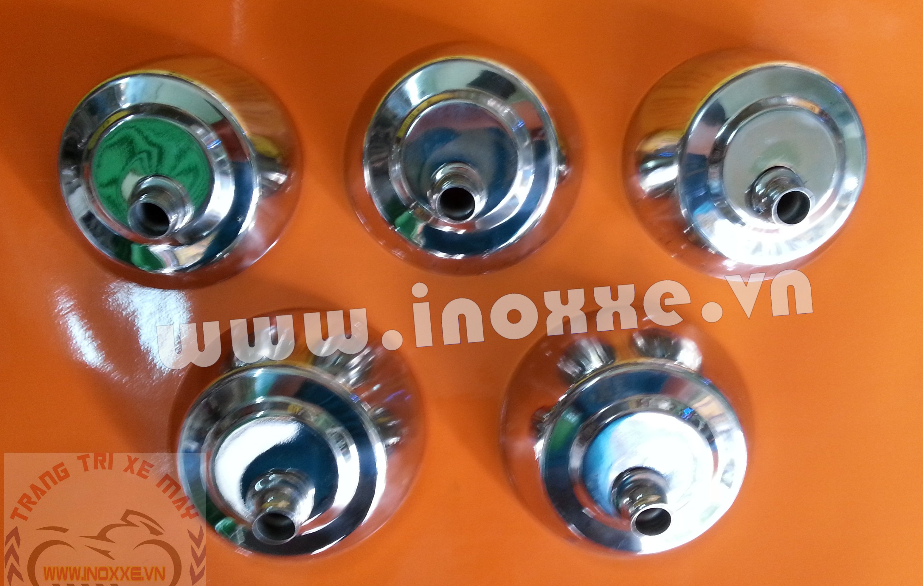 Phụ tùng inox PCX 2014-Chụp đuôi pô